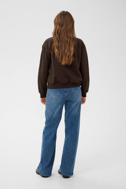 Kaffe KAroseanne Sweatshirt Coffee Bean