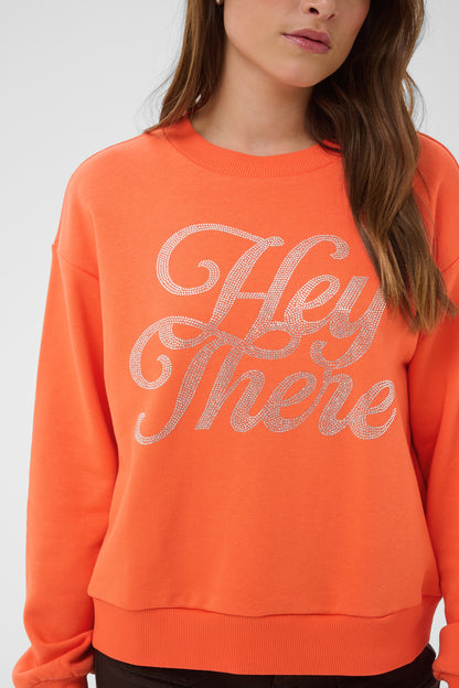 Kaffe KArosita Sweatshirt Tigerlily