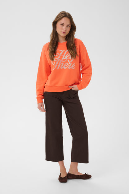 Kaffe KArosita Sweatshirt Tigerlily
