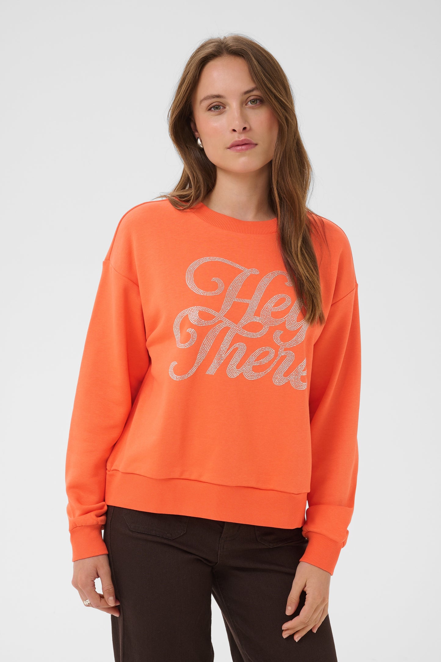 Kaffe KArosita Sweatshirt Tigerlily