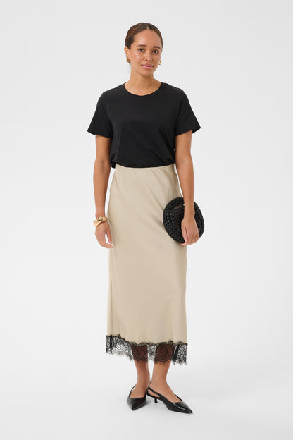 Kaffe KAhilll Lace Skirt Feather Gray
