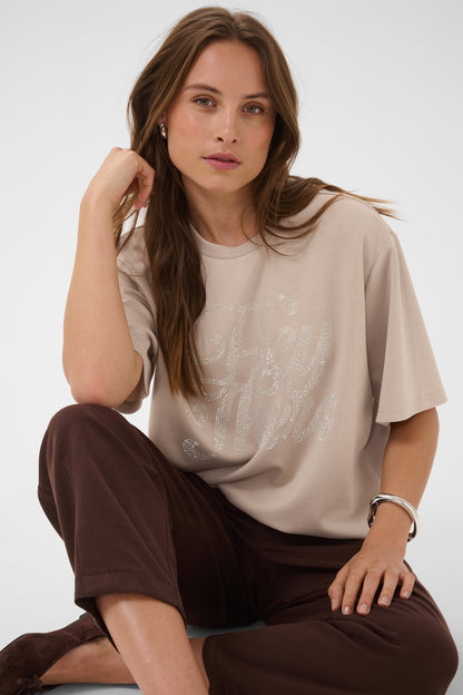 Kaffe KAharmony T-Shirt Feather Gray