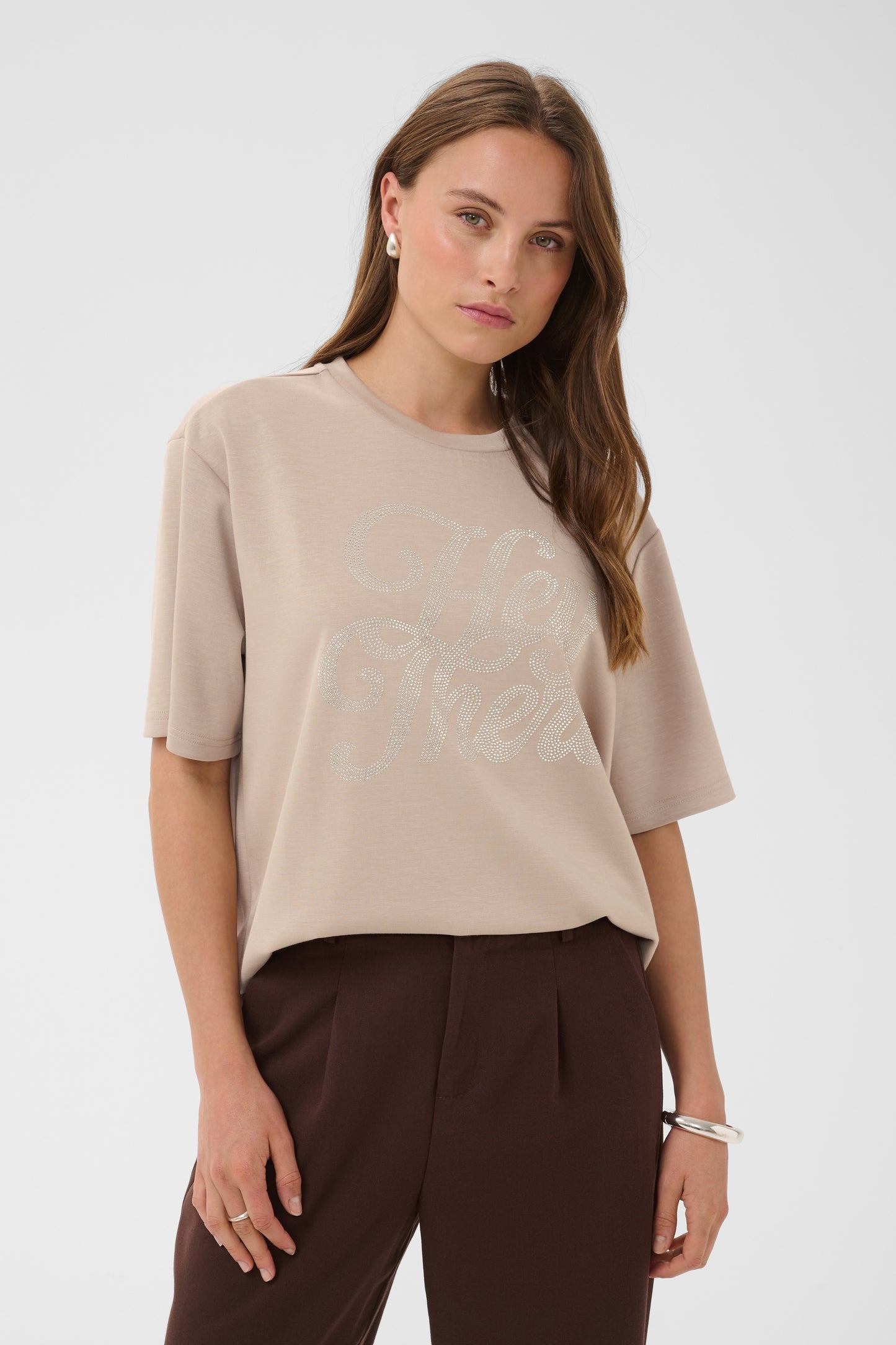 Kaffe KAharmony T-Shirt Feather Gray