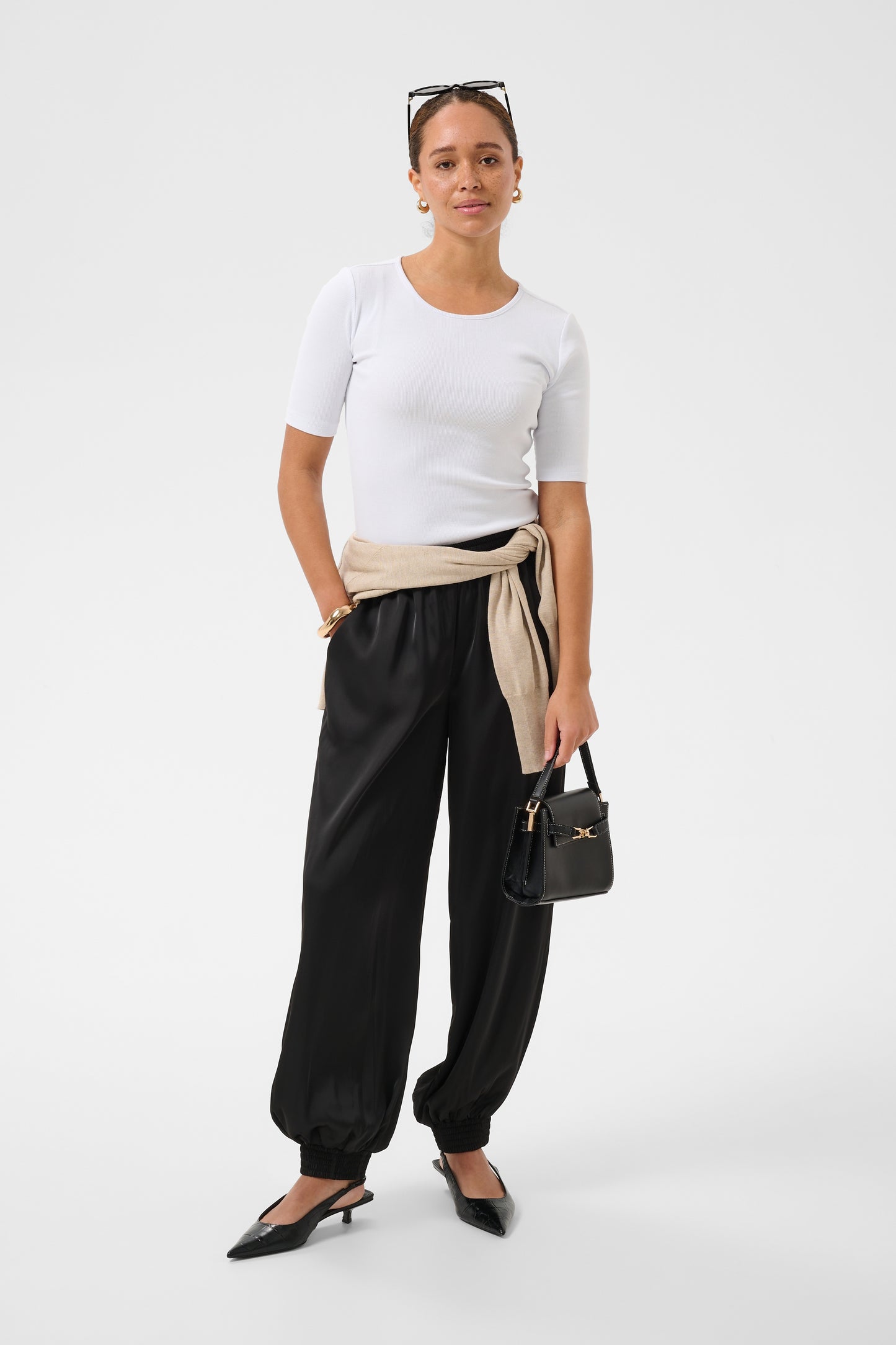 Kaffe KAhill Trousers Black Deep