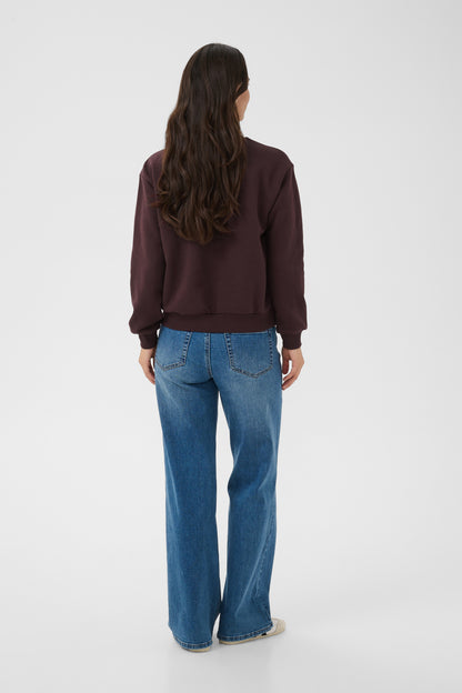 Kaffe KAgisele Sweatshirt Fudge