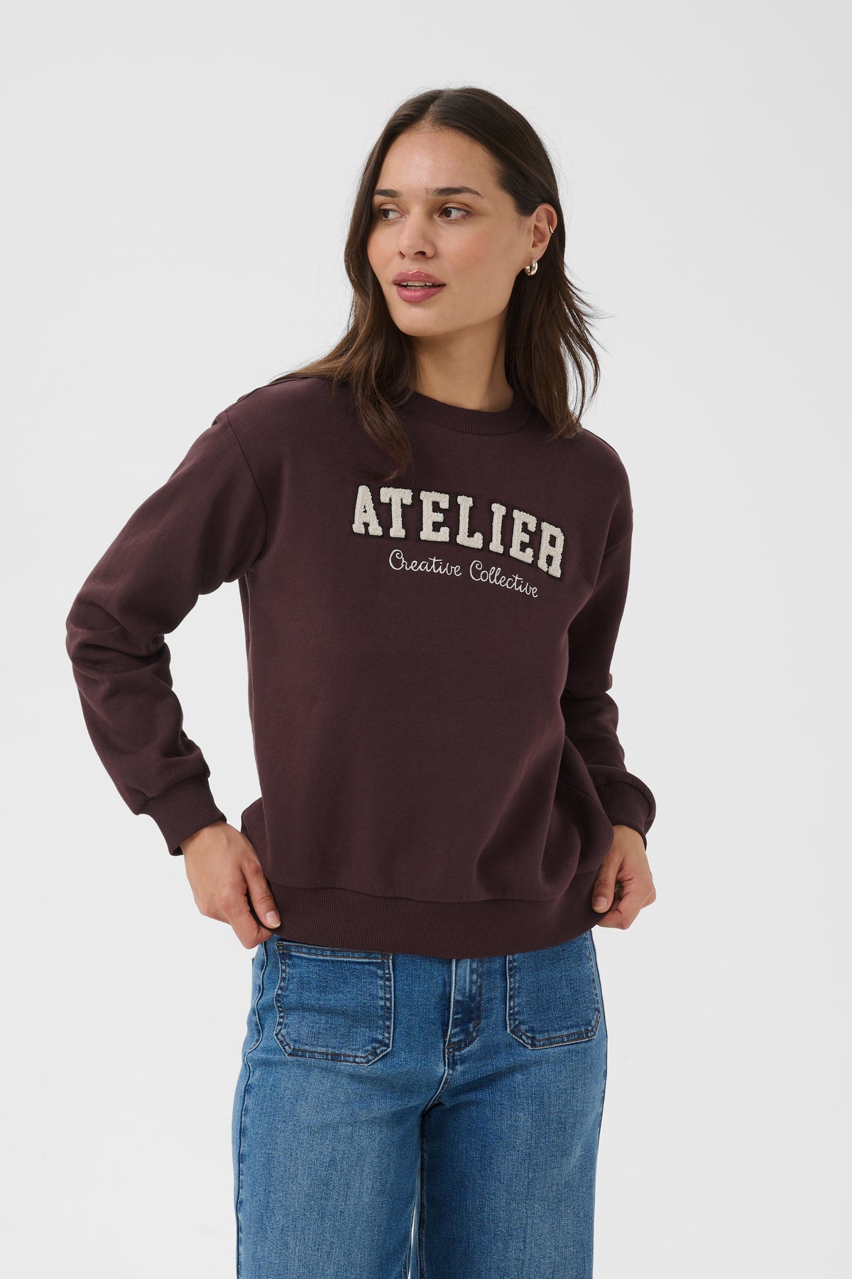 Kaffe KAgisele Sweatshirt Fudge