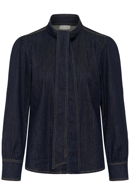 Kaffe KAmolly Denim Shirt Raw Blue Denim
