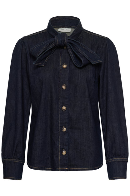Kaffe KAmolly Denim Shirt Raw Blue Denim