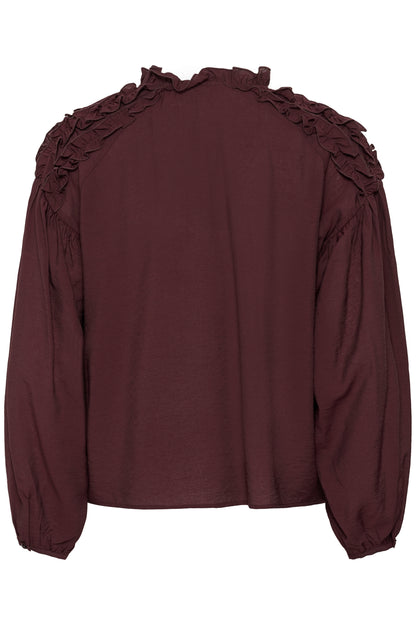Kaffe KAnicole Blouse Fudge