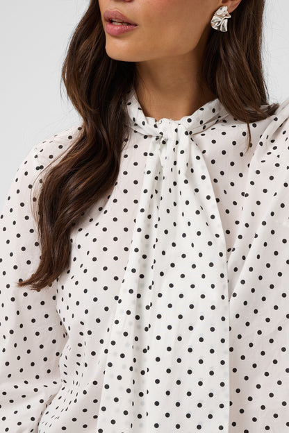 Kaffe KAmilly Shirt Black Dot