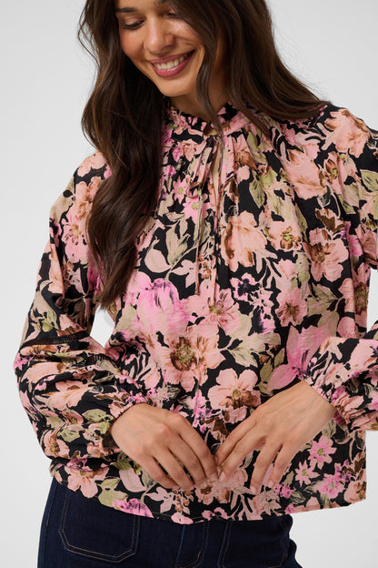Kaffe KApatrice Blouse Pink Flower