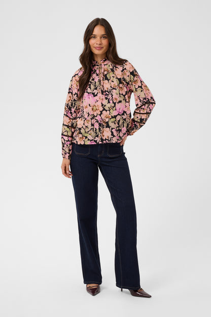 Kaffe KApatrice Blouse Pink Flower