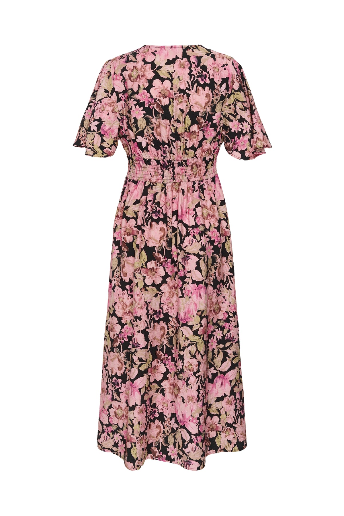 Kaffe KAsirena Printed Dress Pink Flower