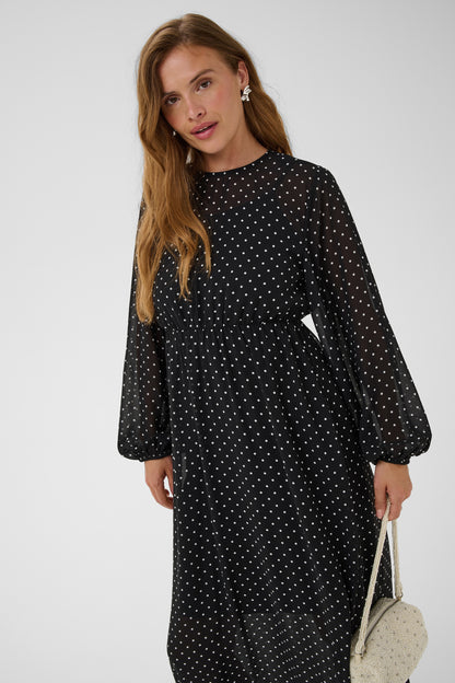Kaffe KAmindy Dress White Dot