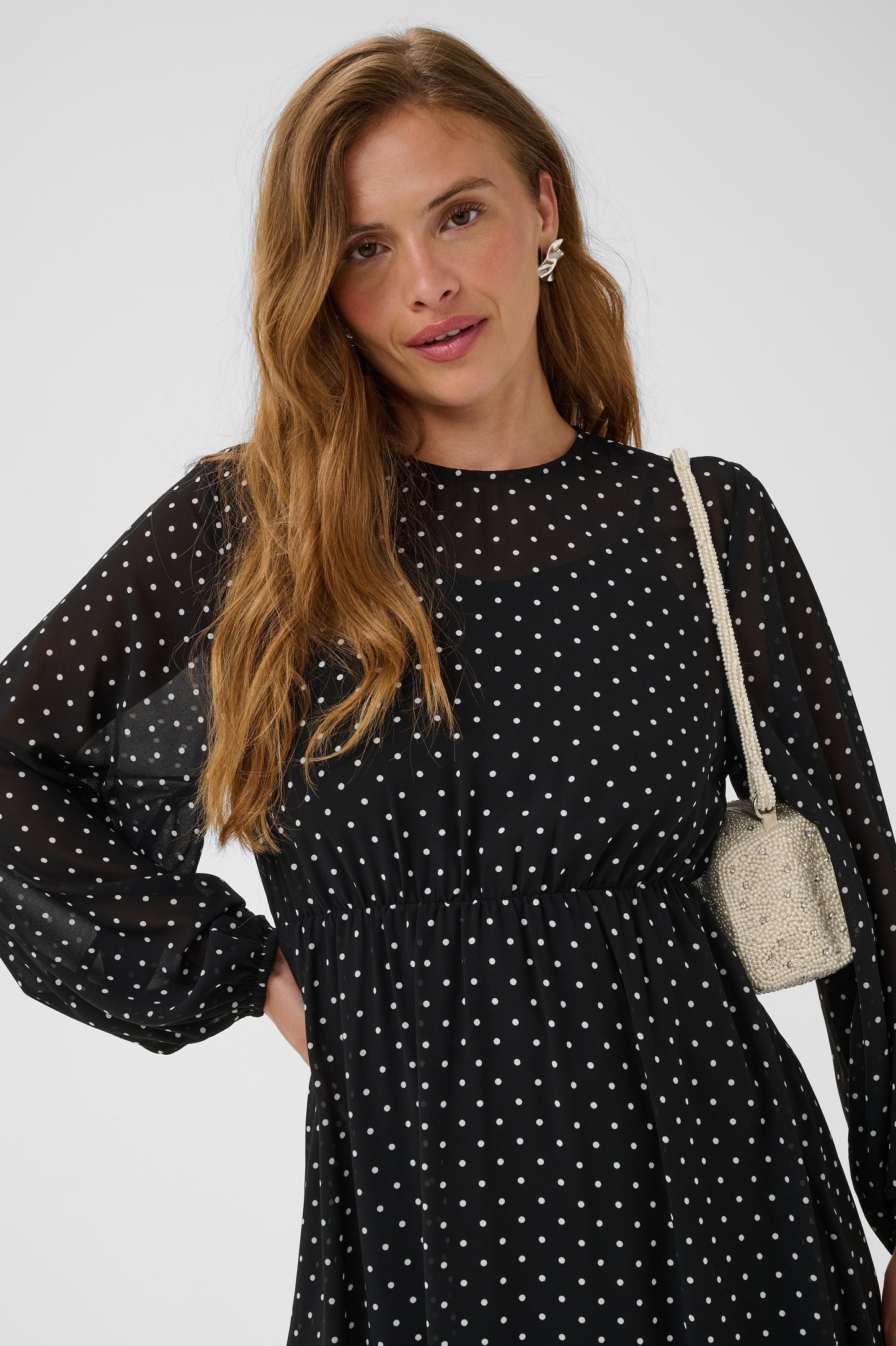 Kaffe KAmindy Dress White Dot