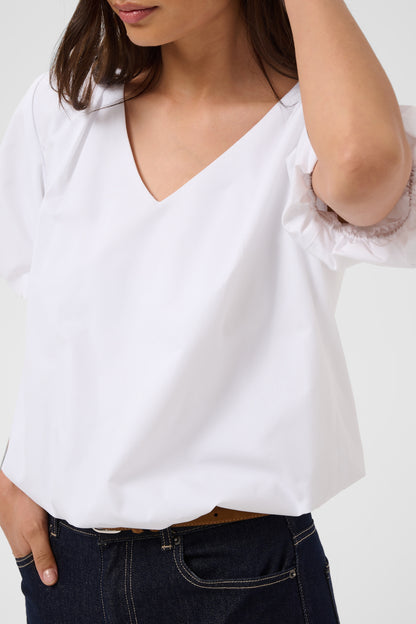 Kaffe KAkiki Blouse Optical White