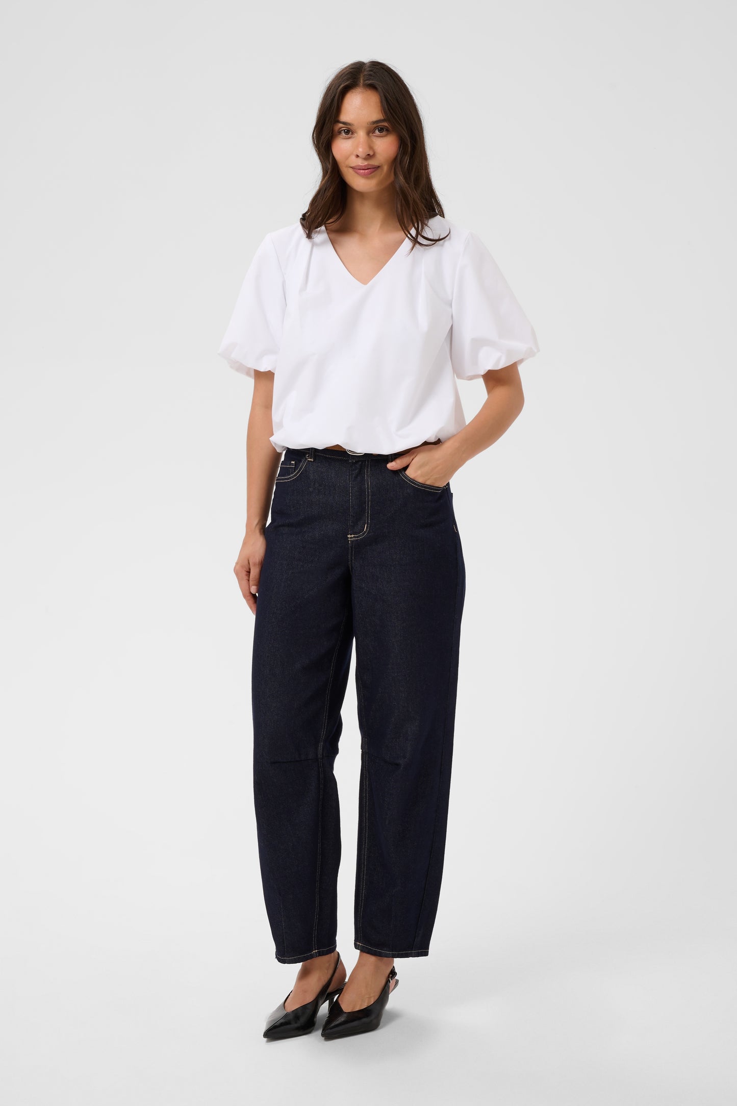 Kaffe KAkiki Blouse Optical White