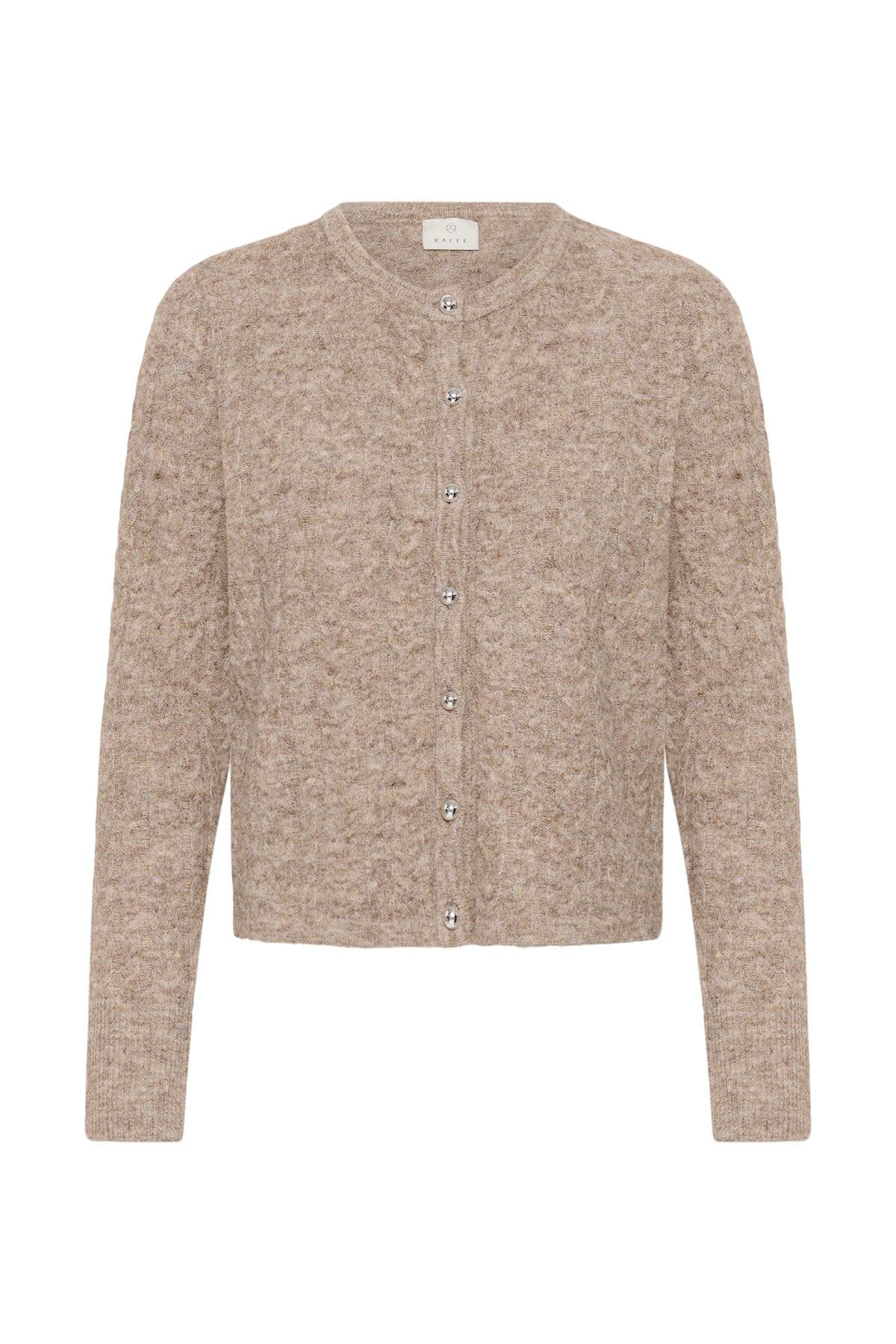 Kaffe KAmelanie Cardigan Beige Melange