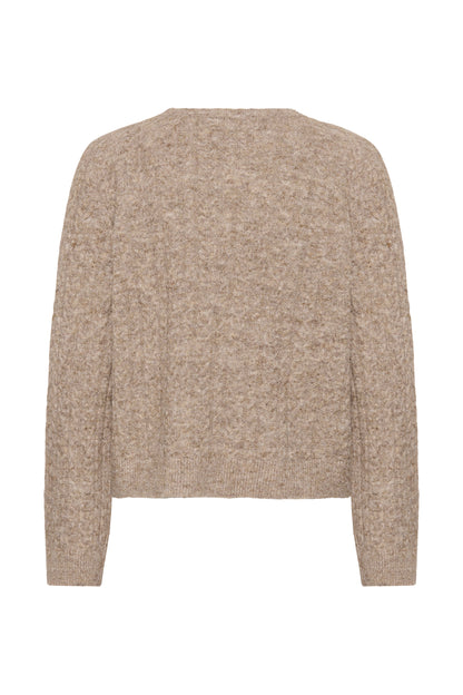 Kaffe KAmelanie Pullover Beige Melange