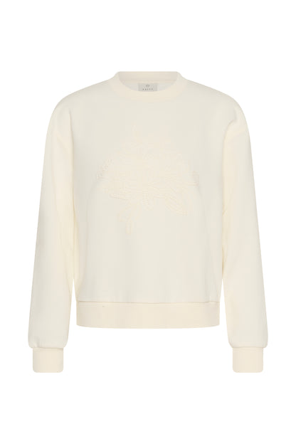 Kaffe KAdeliva Sweatshirt Whisper White