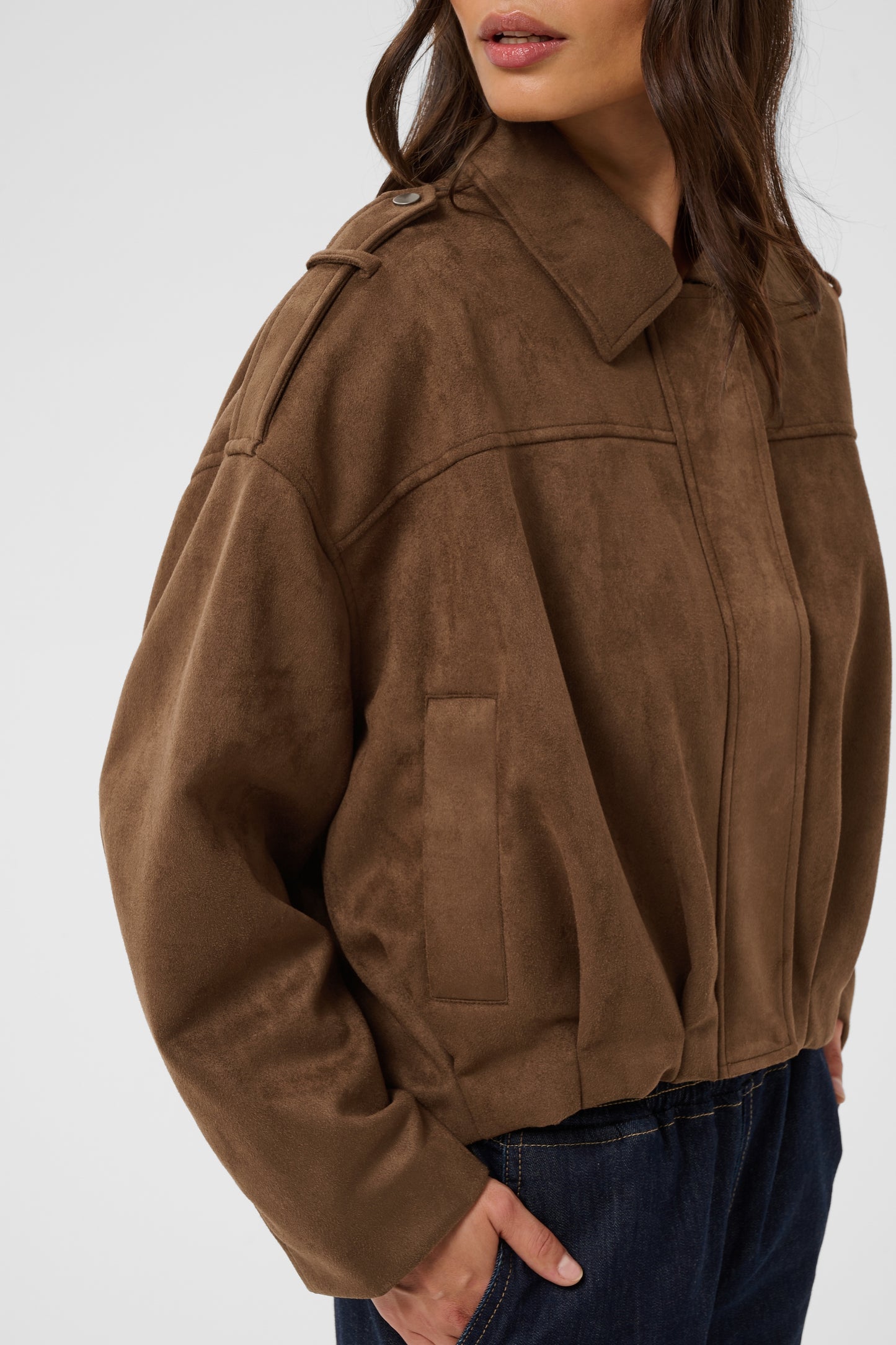 Kaffe KAgalilea Suedette Jacket Carafe