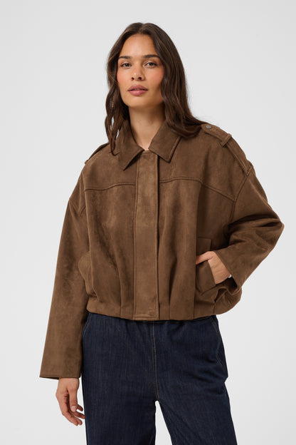 Kaffe KAgalilea Suedette Jacket Carafe