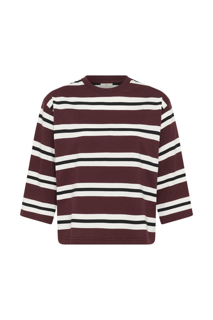 Kaffe KAwinny T-Shirt Fudge/Chalk/Black Deep