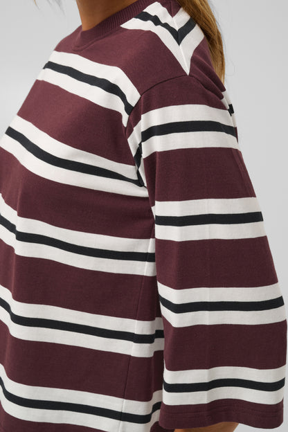 Kaffe KAwinny T-Shirt Fudge/Chalk/Black Deep