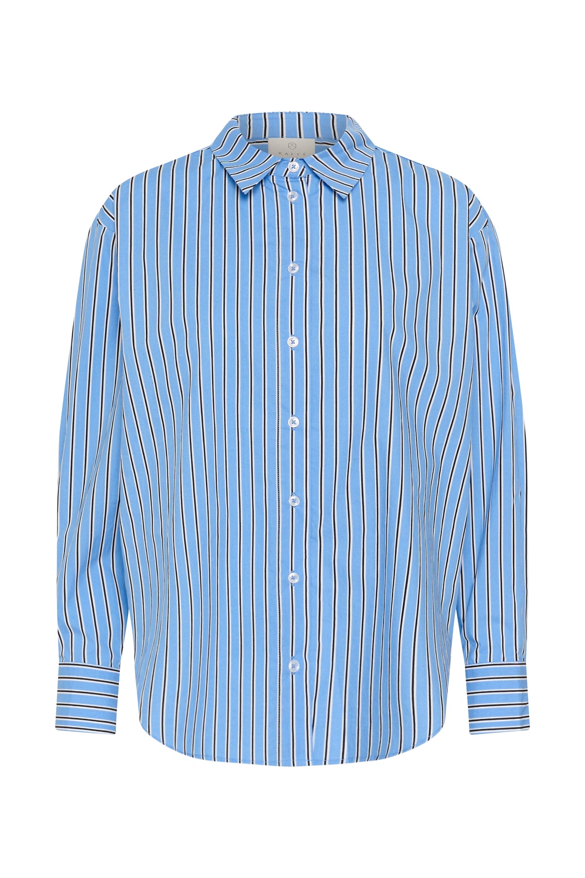 Kaffe KAgavina Shirt Provance/Chalk/Black Deep
