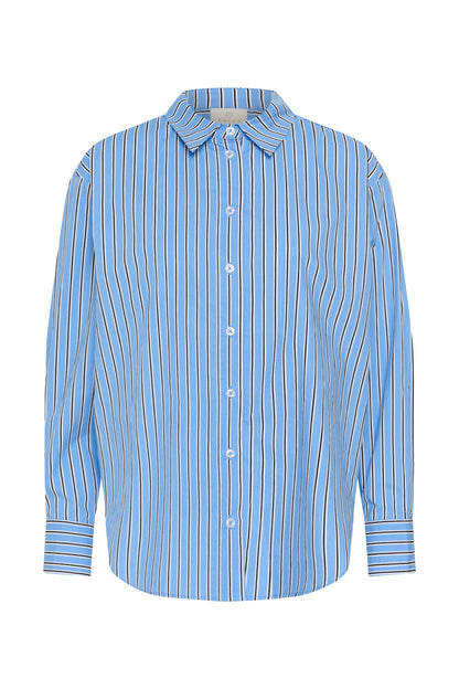 Kaffe KAgavina Shirt Provance/Chalk/Black Deep