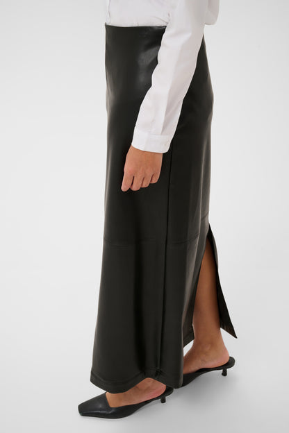 Kaffe KAarense Long Skirt Black Deep