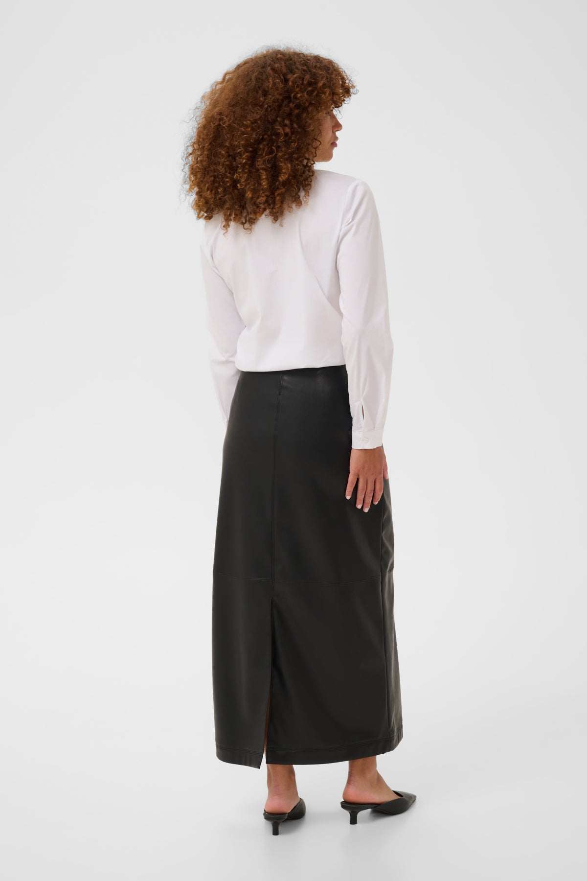 Kaffe KAarense Long Skirt Black Deep