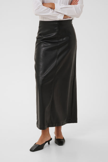 Kaffe KAarense Long Skirt Black Deep
