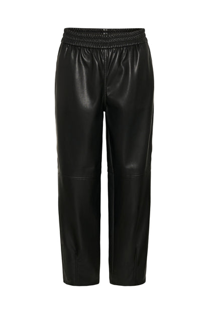 Kaffe KAarense Barrel Trouser Black Deep