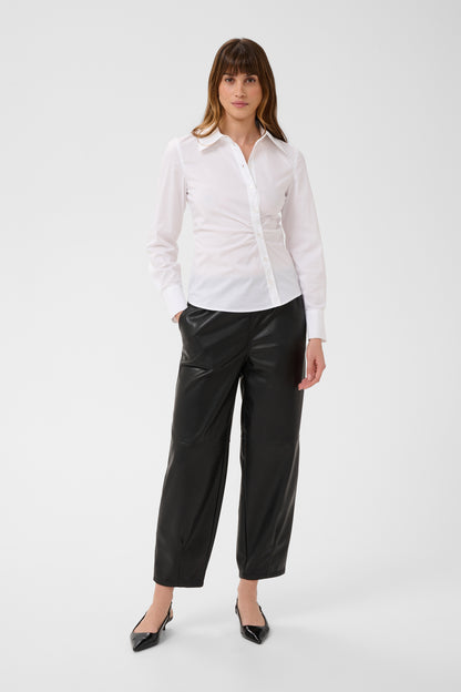 Kaffe KAarense Barrel Trouser Black Deep