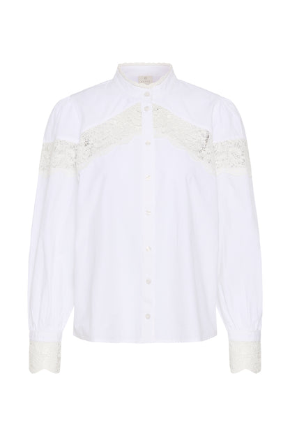 Kaffe KAglarissa Shirt Chalk