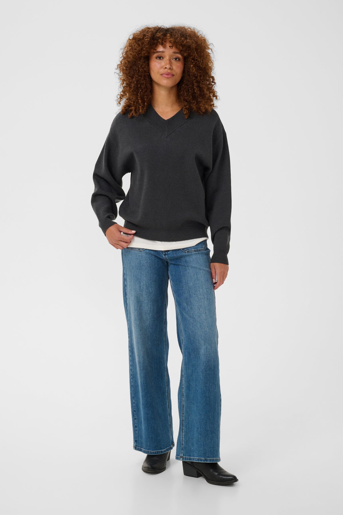 Kaffe KAloana Knit Pullover Carafe