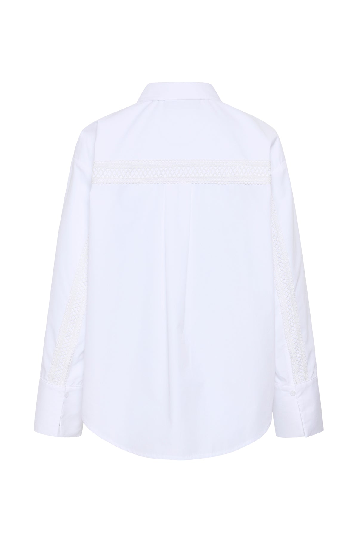 Kaffe KAkiki Lace Shirt Optical White