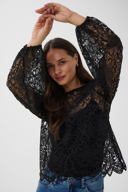 Kaffe KAgori Blouse Black Deep