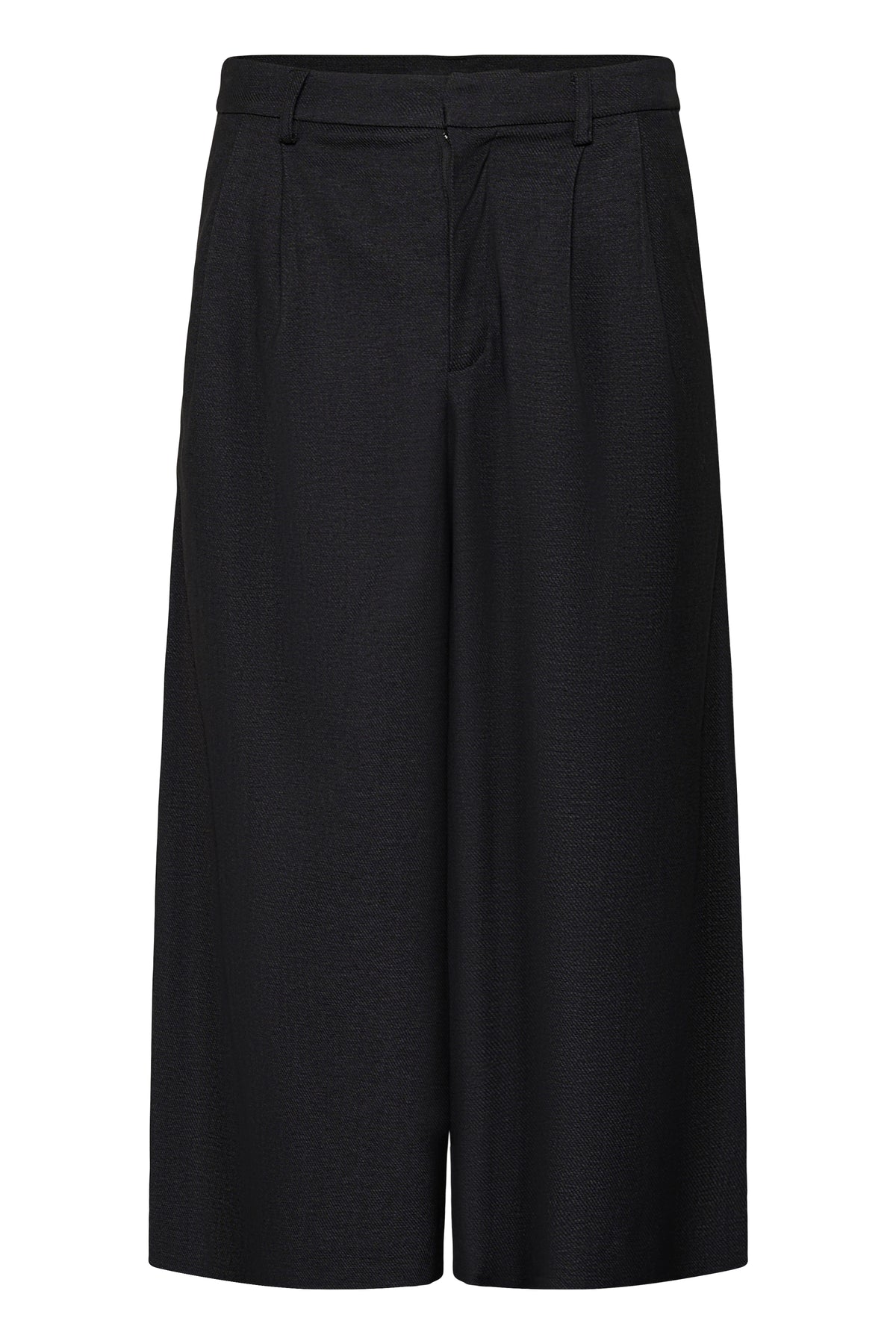 Kaffe KAgabby Culotte Trouser Dark Grey Melange
