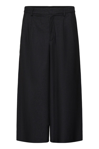 Kaffe KAgabby Culotte Trouser Dark Grey Melange