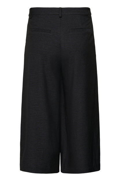 Kaffe KAgabby Culotte Trouser Dark Grey Melange
