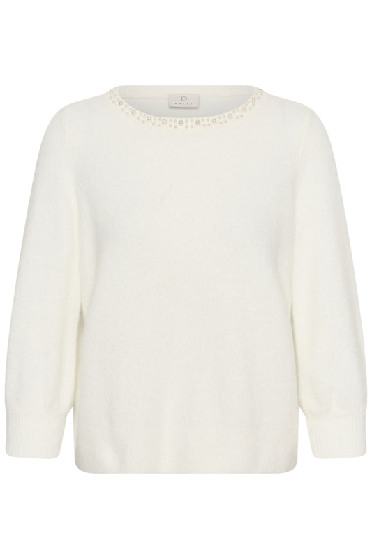 Kaffe KAselly Pullover Chalk