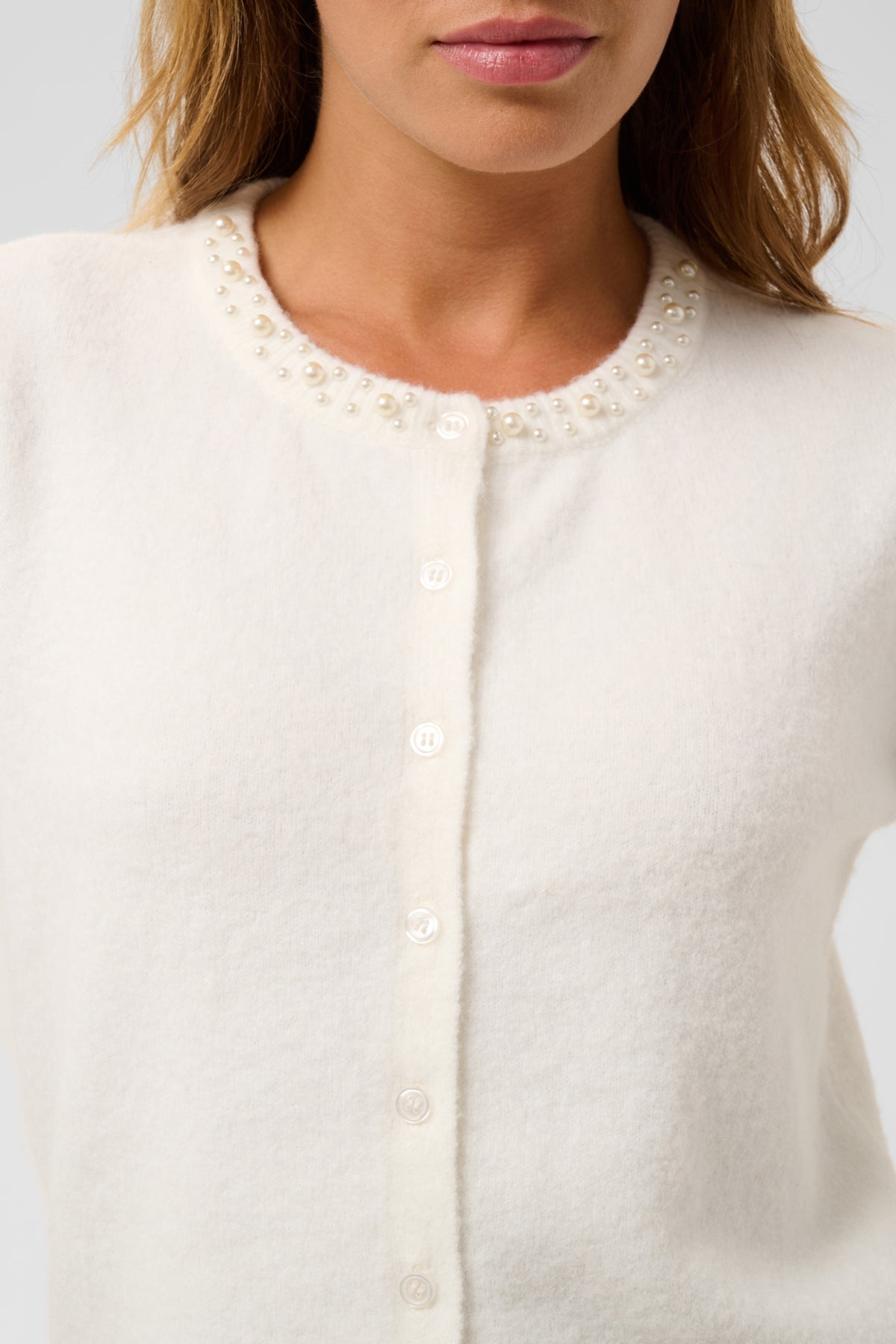 Kaffe KAselly Cardigan Chalk