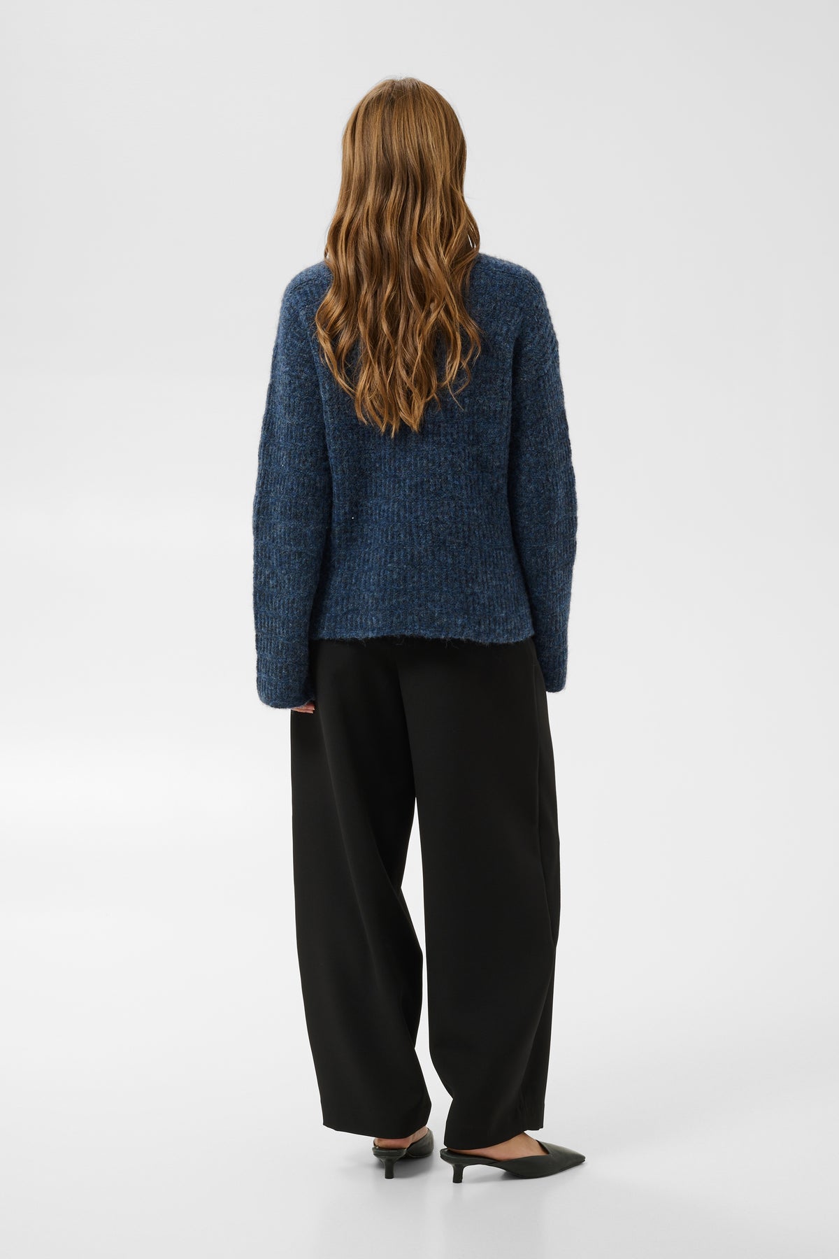 Kaffe Kikki Knit Pullover Graphite Melange
