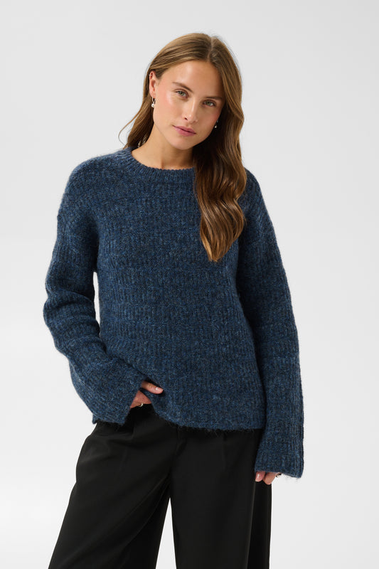 Kaffe Kikki Knit Pullover Graphite Melange