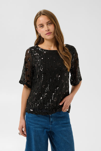 Kaffe KAgrace Blouse - Deep Black