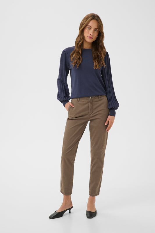Kaffe Randi Pants Trousers Chocolate Chip