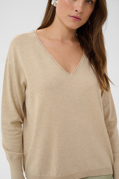Kaffe KAlizza Mai Pullover Feather Gray Melange