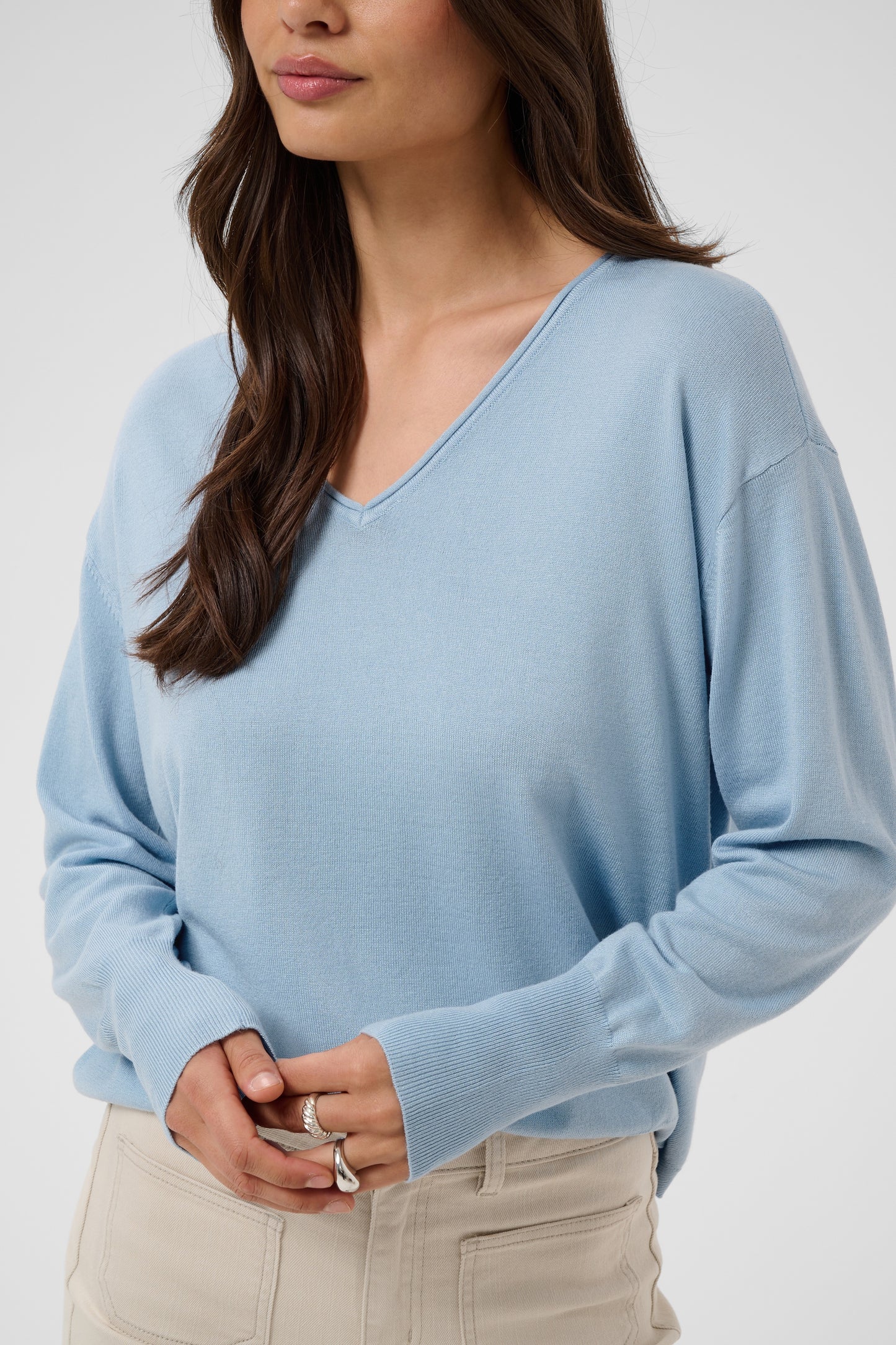 Kaffe KAlizza Mai Pullover Blue Fog